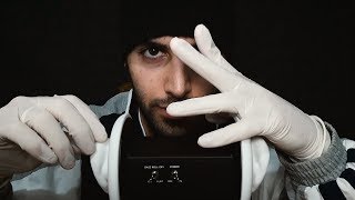 ASMR 3Dio con GUANTES de LÁTEX Ear Touching Cupping amp Tapping [upl. by Retha]