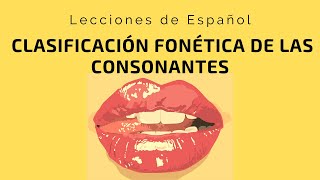 Fonética Los sonidos en español  DESCRIPCIÓN VOCAL DE LAS CONSONANTES [upl. by Hcahsem]