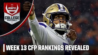 🚨 CFP RANKINGS 125 REVEALED 🚨 Washington jumps FSU to enter the TOP 4 👀  ESPN College Football [upl. by Lorsung]