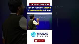 Raoults Law  How To Calculate The Vapor Pressure of a Solution short chemistry tricks [upl. by Ahsilac]