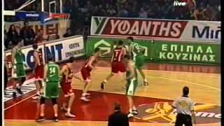 Greek Basketball League 19981999 Olympiacos vs Panathinaikos Regural Season part 12 [upl. by Allemaj]