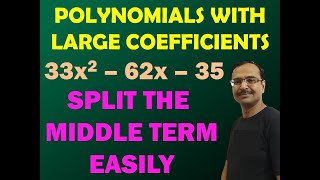 Splitting the Middle Term Large Coefficients  Part 3 [upl. by Ancelin]