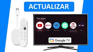 Actualizar Chromecast Google TV  ICONOS Redondos [upl. by Matlick14]