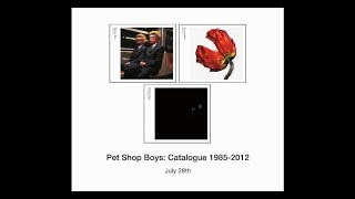 Pet Shop Boys  リマスター＆デラックス・エディション第一弾 823発売！ [upl. by Nettirb716]