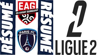 Paris FC 20 En Avant Guingamp Résumé  Ligue 2  20242025 [upl. by Lerraj]