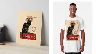 Cats for Kamala Harris 2024 TShirts Prints Mugs Posters [upl. by Arretahs]