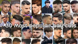 30 Most Popular Haircuts with Names  30 best Hairstyles For Men in 2024 [upl. by Drawdesemaj]