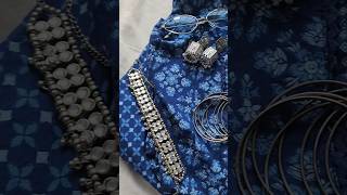 Kurti💙🦢shorts desi grwm outfit kurti bollywood [upl. by Nalrah723]