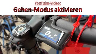 Schiebehilfe aktivieren beim Shimano EP8 Display [upl. by Dnomyad]