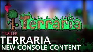 Terraria Trailer  New content for console release [upl. by Laeahcim770]