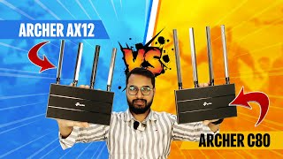 দেখতে এক হলেও কেন ভিন্ন TPLink Archer AX12 vs Archer C80 Router Comparision and Reivew [upl. by Oilime]