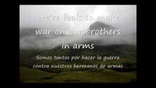 Dire Straits  Brothers in Arms lyrics  traducción en español [upl. by Ardnuahsal]