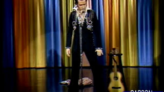 Andy Kaufmans Elvis Presley Impression  Carson Tonight Show [upl. by Ashjian]