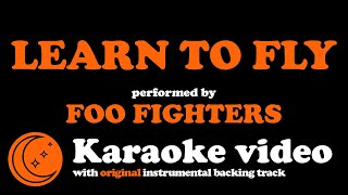 Learn To Fly  Foo Fighters Dj Moon Karaoke [upl. by Neiv104]