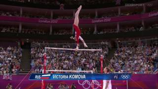 Viktoria Komova 2012 Olympics QF UB [upl. by Eirolav]