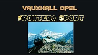 Vauxhall Opel Frontera Sport 19911998 [upl. by Reve762]