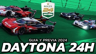 24 HORAS de DAYTONA 2024  GUIA y PREVIA 62nd Rolex 24 at Daytona [upl. by Anjali]