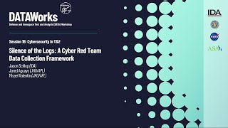 Session 1B Silence of the Logs A Cyber Red Team Data Collection Framework [upl. by Rennob]