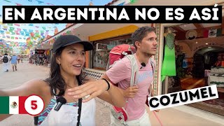 😳 Como ARGENTINOS no podemos entender esto en MEXICO 🌎 Ep05 Cozumel [upl. by Aihsemak]