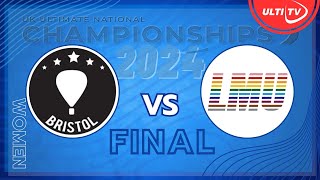 Bristol vs LMU — WOMENS FINAL — UKU Nationals 2024 [upl. by Htidra]