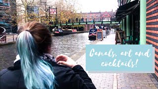 Exploring Brindley Place and the Surrounding Canals in Birmingham [upl. by Bram307]