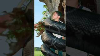 खतरनाक सर्प से बच्चे का लपेट लिया  snake video  anaconda snake anacondaattack greenanaconda [upl. by Manvell]