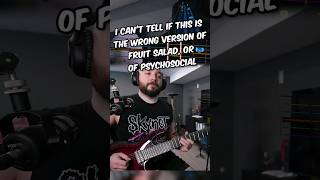 Psychosalad Slipknot  Psychosocial and the Wiggles on Guitar [upl. by Nyhagen734]