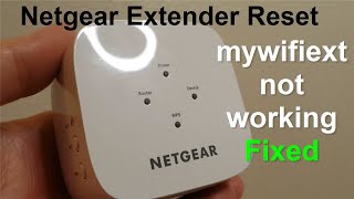 Reset NETGEAR WiFi Extender  Mywifiext not working  Easy Fixed [upl. by Eical875]