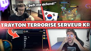 TRAYTON BAT CHOVY DEFT LE DEFEND il se fait insulter  Best of LoL 415 Réactions [upl. by Brawner]