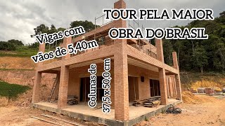 Tijolo ecologico  vídeo 07 da série MAIOR OBRA DO BRASIL  Alto Padrão  Tour pela Obra [upl. by Dilks181]