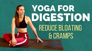 Yoga for Digestion  Reduce bloating cramps and constipation in 10 minutes [upl. by Ailel796]