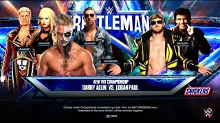 WrestleMania Darby Allin vs Logan Paul c [upl. by Maisel358]