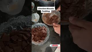 Biscuit pudding 💃 easyrecipe food cooking dessert chocolate viral viralvideo viralshort [upl. by Aicilaanna63]