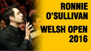 Genius Ronnie OSullivan at the Welsh Open 2016 [upl. by Ylecic]