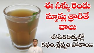 Drink to Reduce Cough and Cold  Cuts Phlegm in Lungs  Tulasi Benefits  Dr Manthenas Health Tips [upl. by Ellehs548]