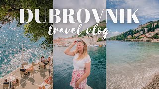 Exploring Dubrovnik 🏖 Old town beaches amp Lopud Island  Croatia travel vlog [upl. by Molini209]