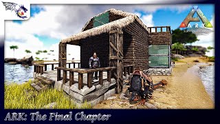 Building Our Island Resort On Herbivore Island ARK HARDCORE  ARK The Final Chapter 16 [upl. by Namijneb]