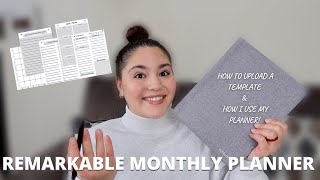 REMARKABLE MONTHLY PLANNER  HOW TO UPLOAD A TEMPLATE TO YOUR REMARKABLE  ETSY SHOP [upl. by Suedaht]