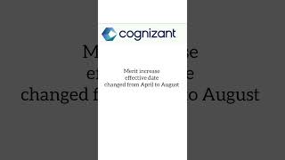 Cognizant merit increase update 2024 cognizant salaryhike [upl. by Hurlbut]