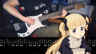 【シャドーハウスShadows House】ED ReoNa ないない ベースで弾いてみたBass Cover【TAB】 [upl. by Alo743]