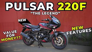 2024 Bajaj Pulsar 220F  Detailed Review  Features Price Exhaust  Still Value For Money pulsar [upl. by Dall]