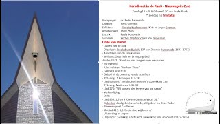 Kerkdienst in de Rank 14 juli 2024 [upl. by Perloff]