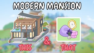 Modern Mansion  Bestie Behavior Furniture Pack 🥳🎉 Toca Boca House Ideas 😍 TOCA GIRLZ [upl. by Nyledam]