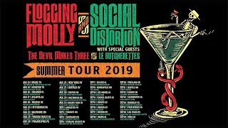 Social Distortion X Flogging Molly 2019 Summer Tour [upl. by Daub145]