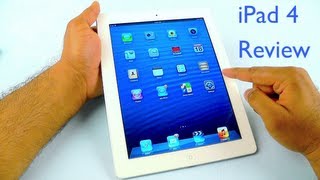 iPad 4 Review with WiFi  Cellular and Retina Display [upl. by Fulks884]