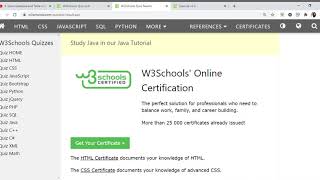 W3Schools JAVA Quiz W3Schools JAVA Quiz Answers [upl. by Mariellen]