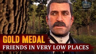 Red Dead Redemption 2  Mission 33  Friends in Very Low Places Gold Medal [upl. by Elison404]