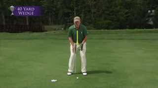 Tom Watson Golf Lessons II  40 Yard Wedge [upl. by Forest]