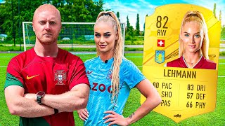 How Good is Alisha Lehmann at Football [upl. by Renmus]