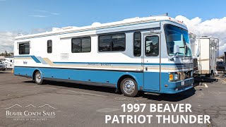 1997 BEAVER PATRIOT THUNDER  Class A RV  SOLD [upl. by Ylrebnik]